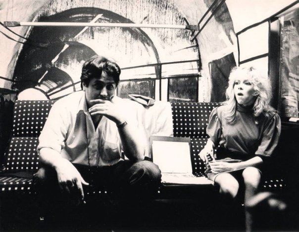 Director Dominic Orlando and Terri Nunn on the set of The Metro. picture courtesy of Dominic Orlando.