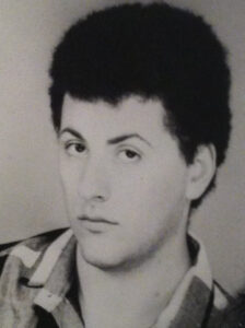Jonathan Bernstein, seen here as a new wave fan long ago, was co-author of the book.